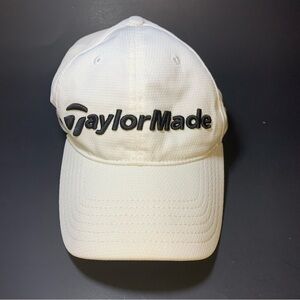 Taylormade Golf RBZ White Adjustable One Size Strapback Hat Cap